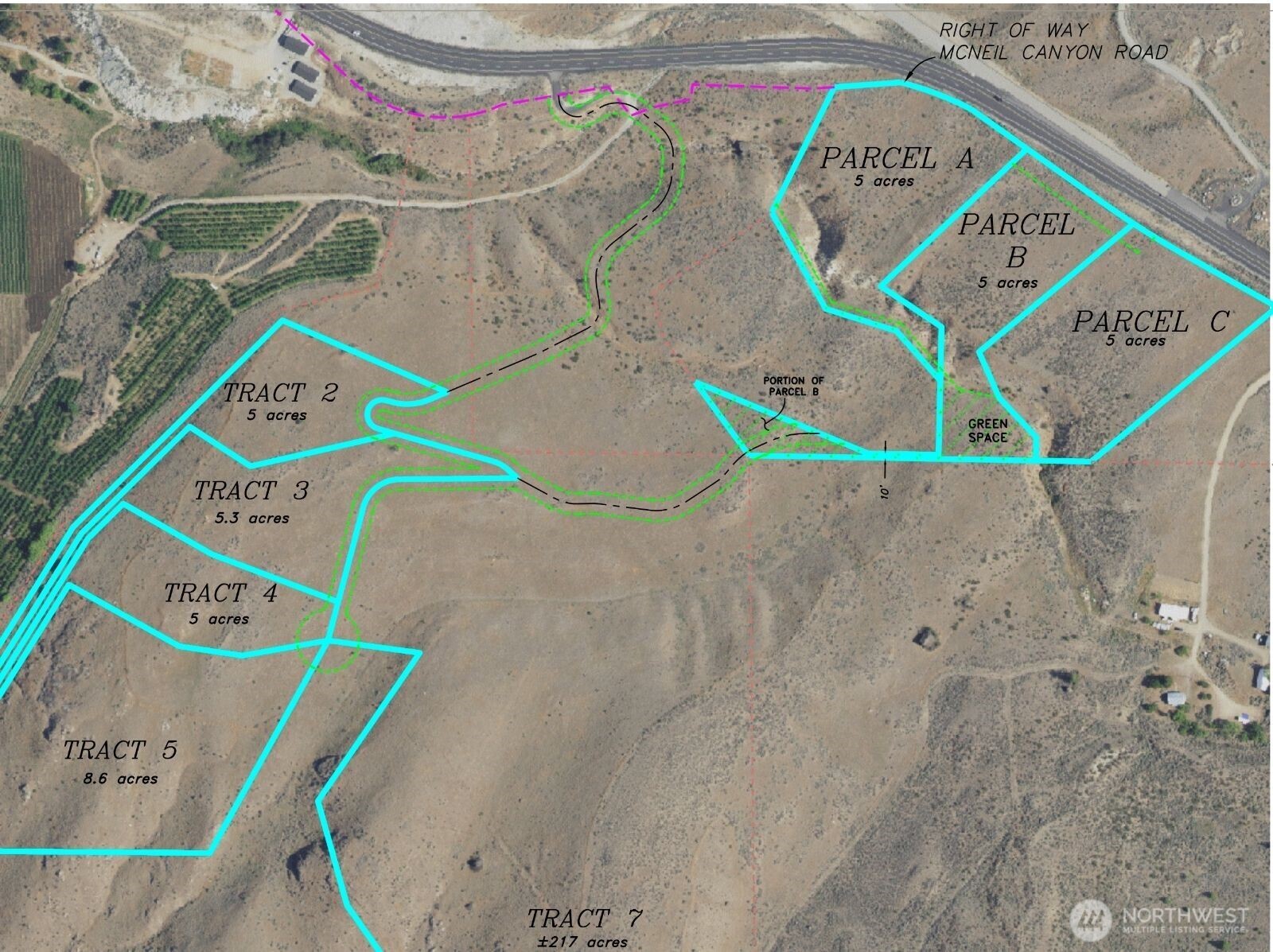0 Parcel B McNeil Canyon Rd , Orondo, WA 98816