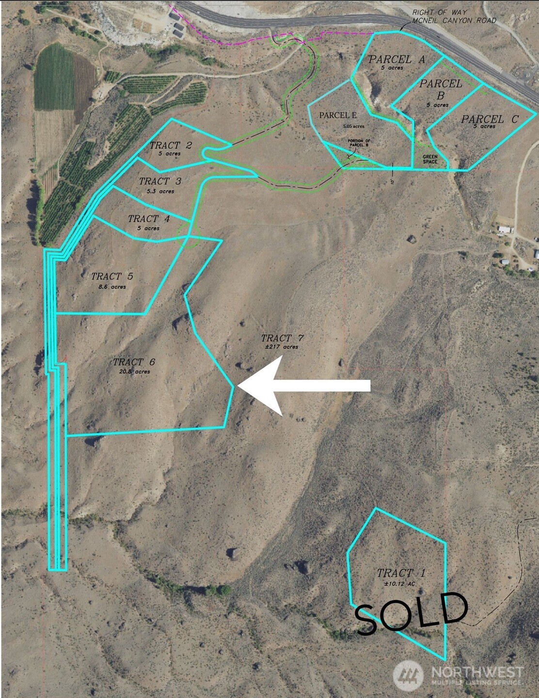 0 Tract 6 McNeil Canyon Rd , Orondo, WA 98816