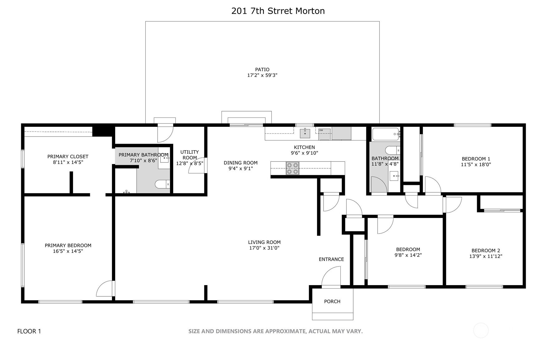 201 7th Street , Morton, WA 98356
