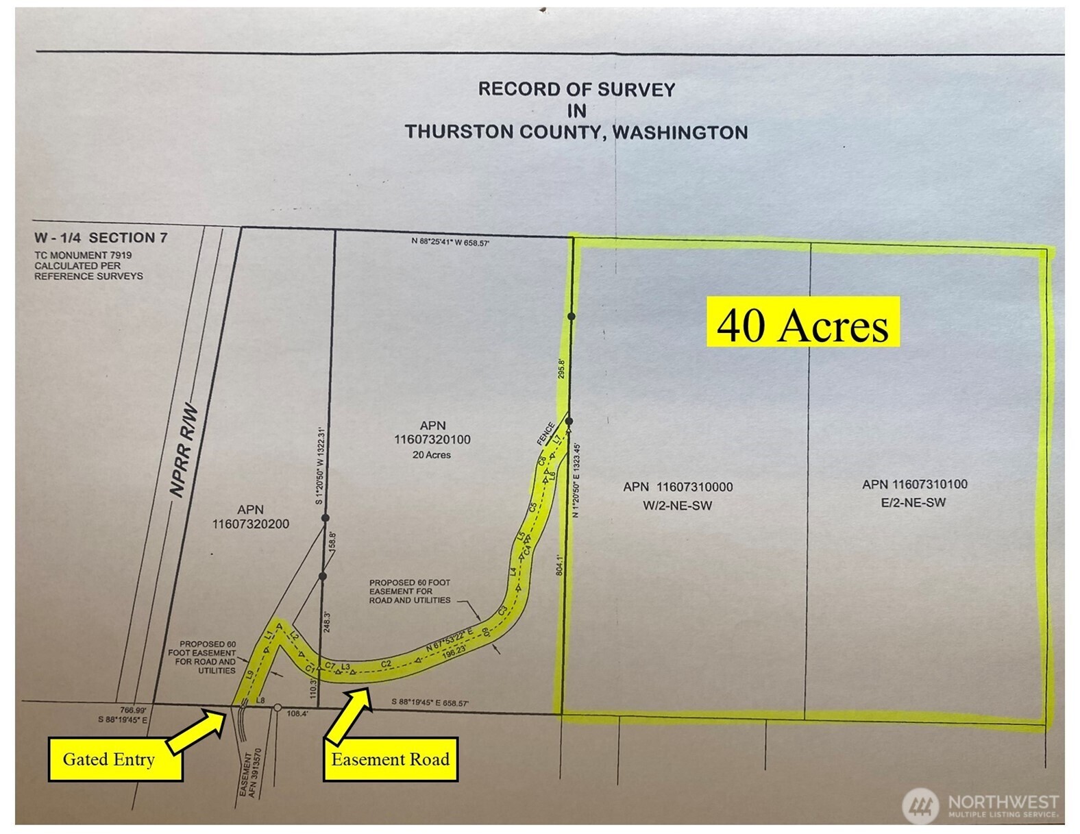 0 40 acres 143rd Avenue SE, Tenino, WA 98589