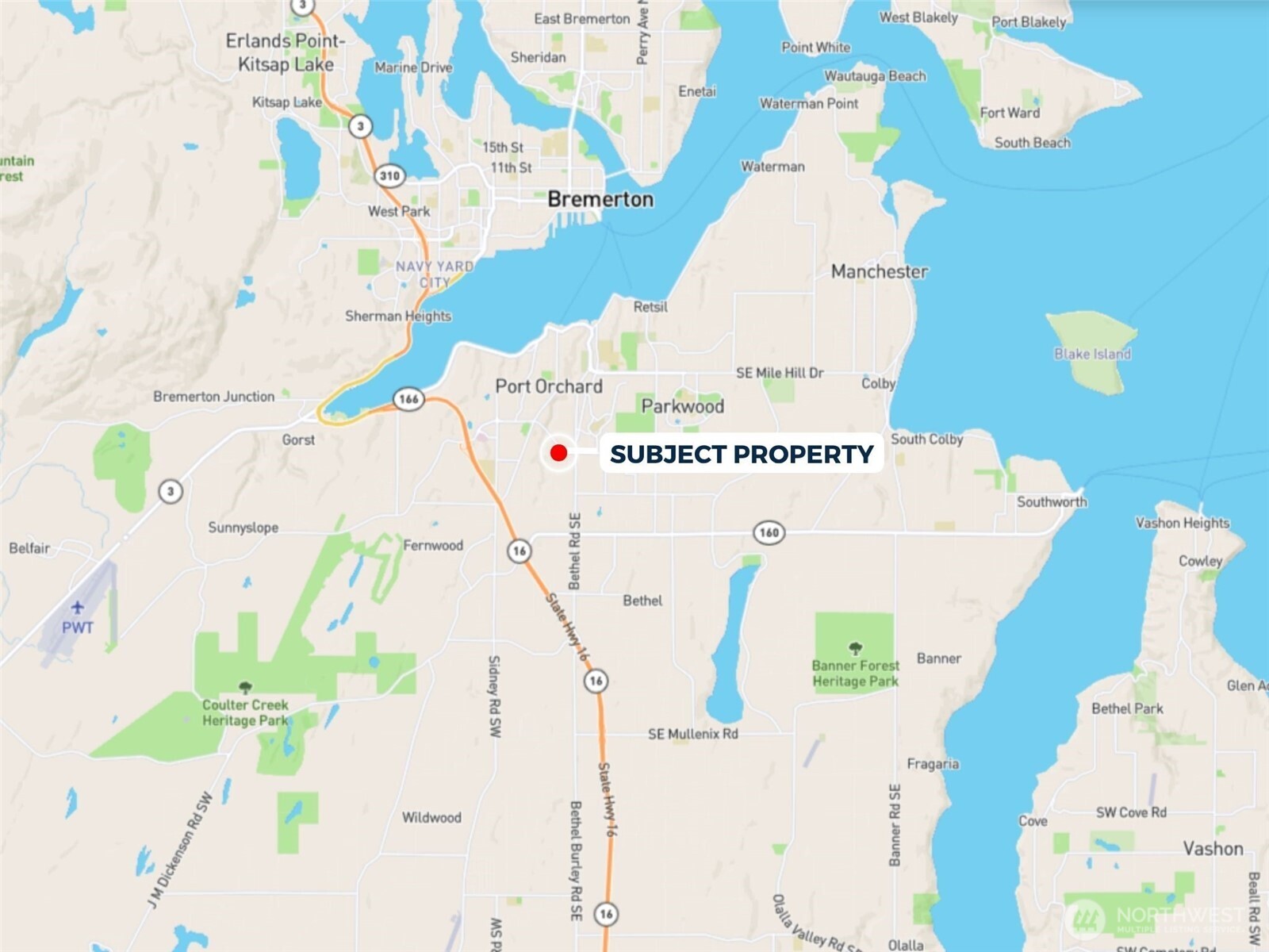 1356 SE Carl Pickel Drive , Port Orchard, WA 98366