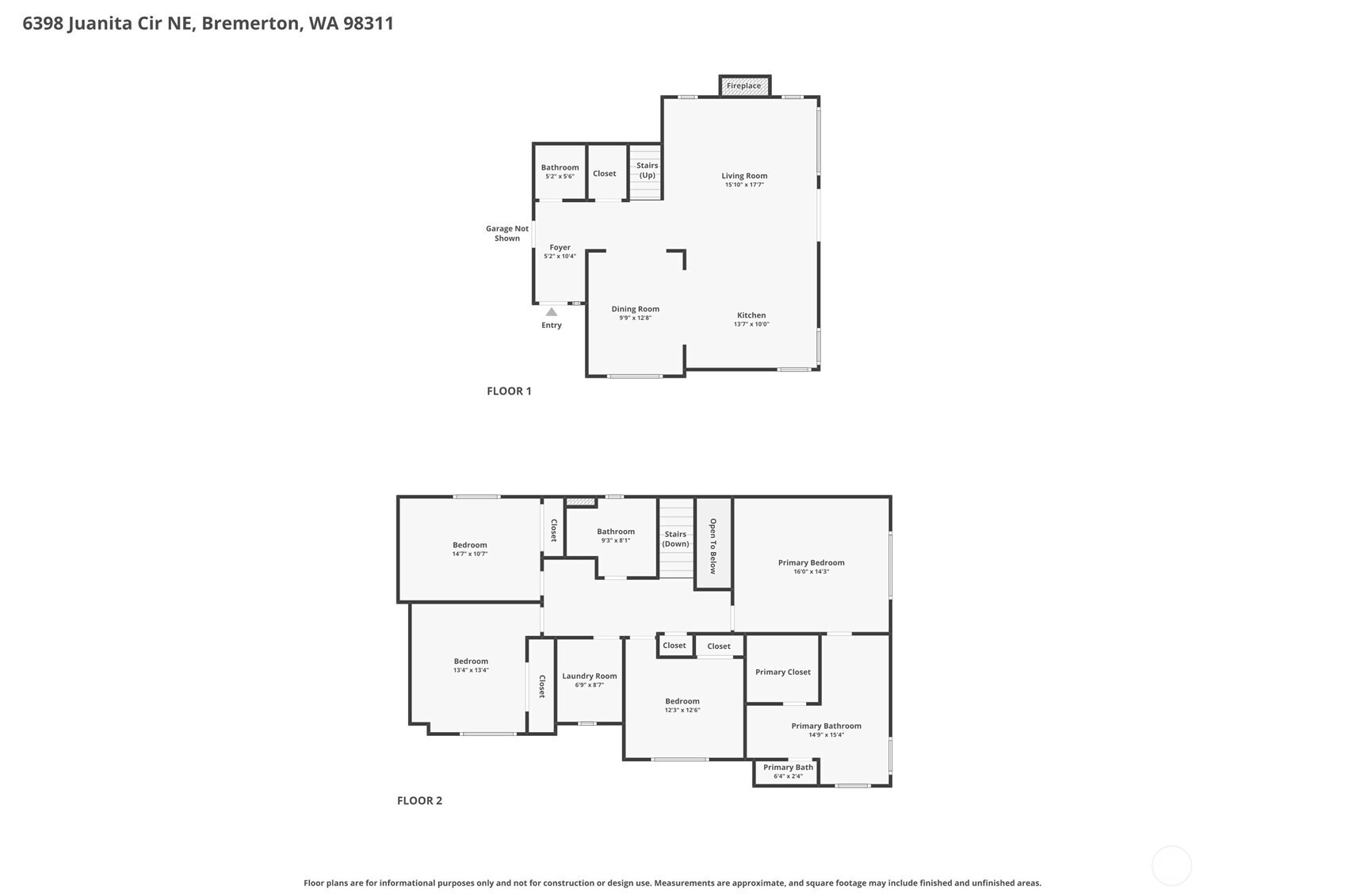 6398 Juanita Circle NE, Bremerton, WA 98311