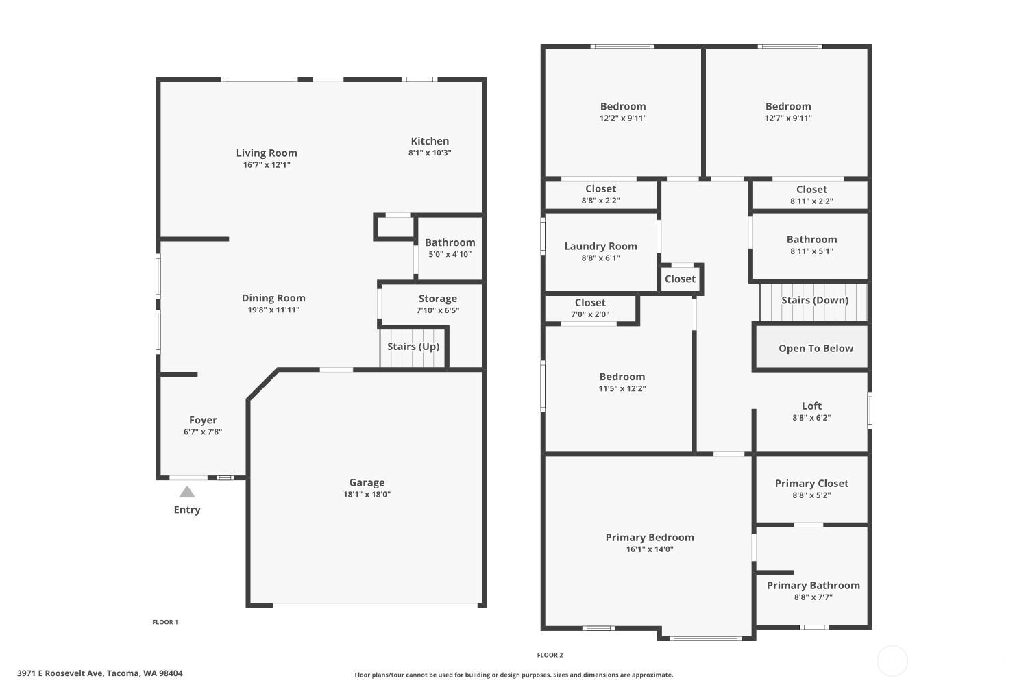 3971 E Roosevelt Avenue , Tacoma, WA 98404