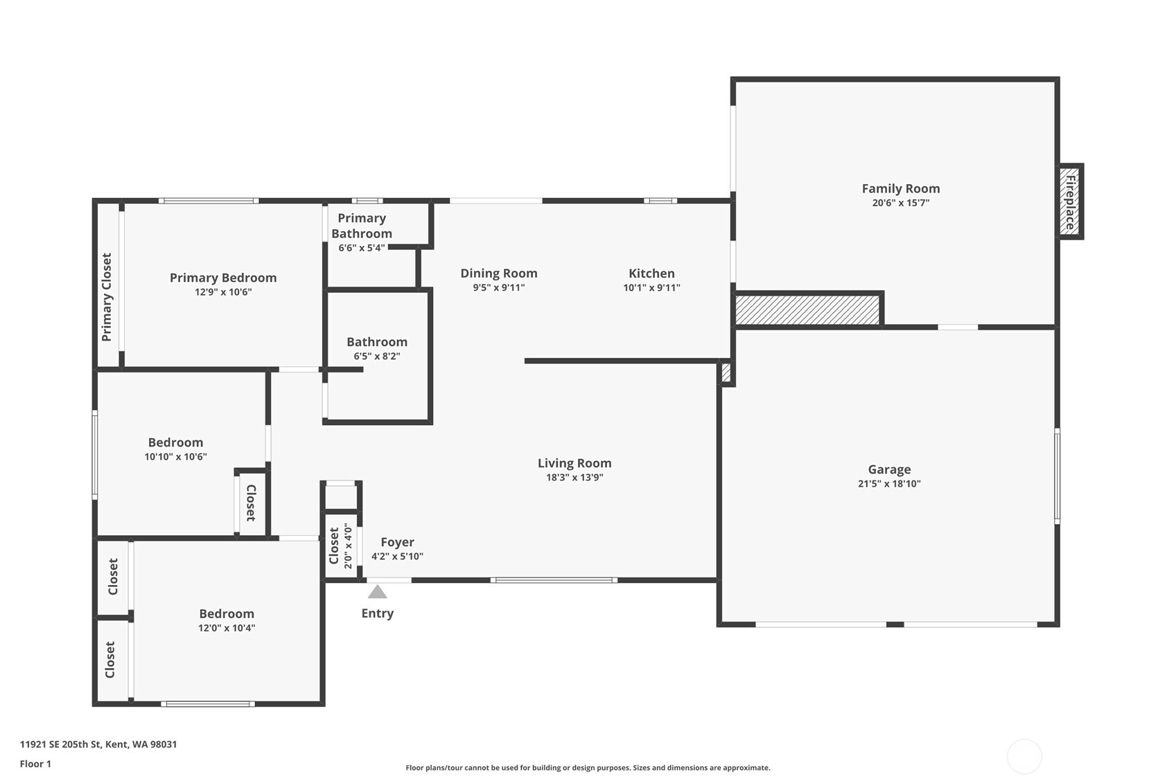 11921 SE 205th Street , Kent, WA 98031