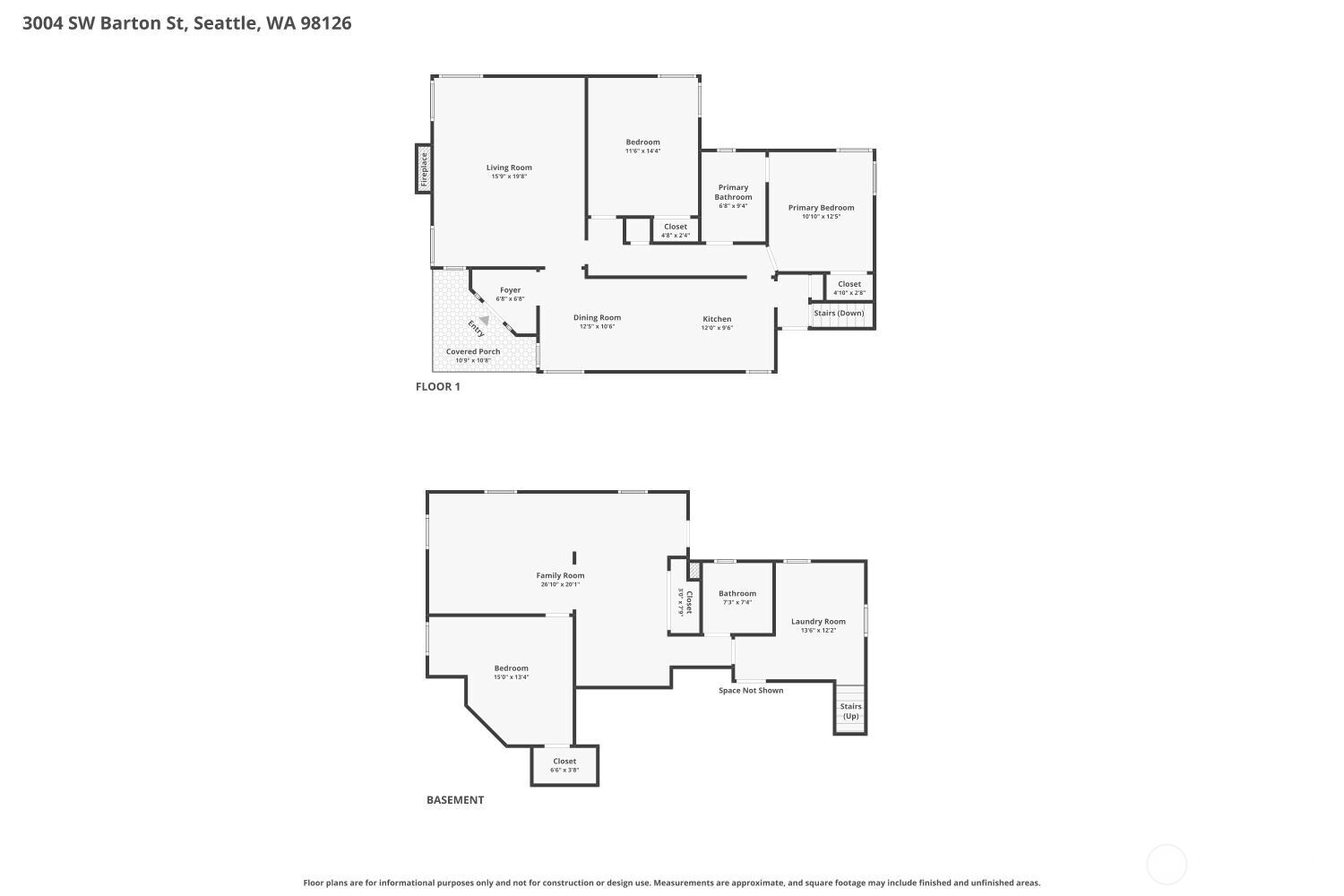3004 SW Barton Street , Seattle, WA 98126