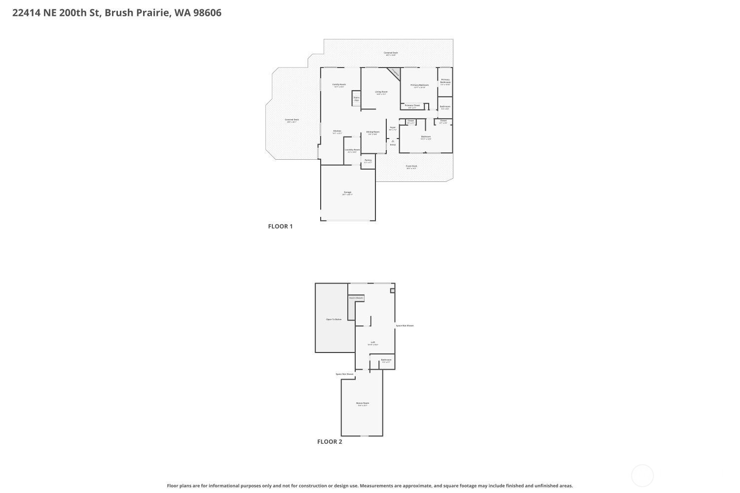 22414 NE 200th Street , Brush Prairie, WA 98606