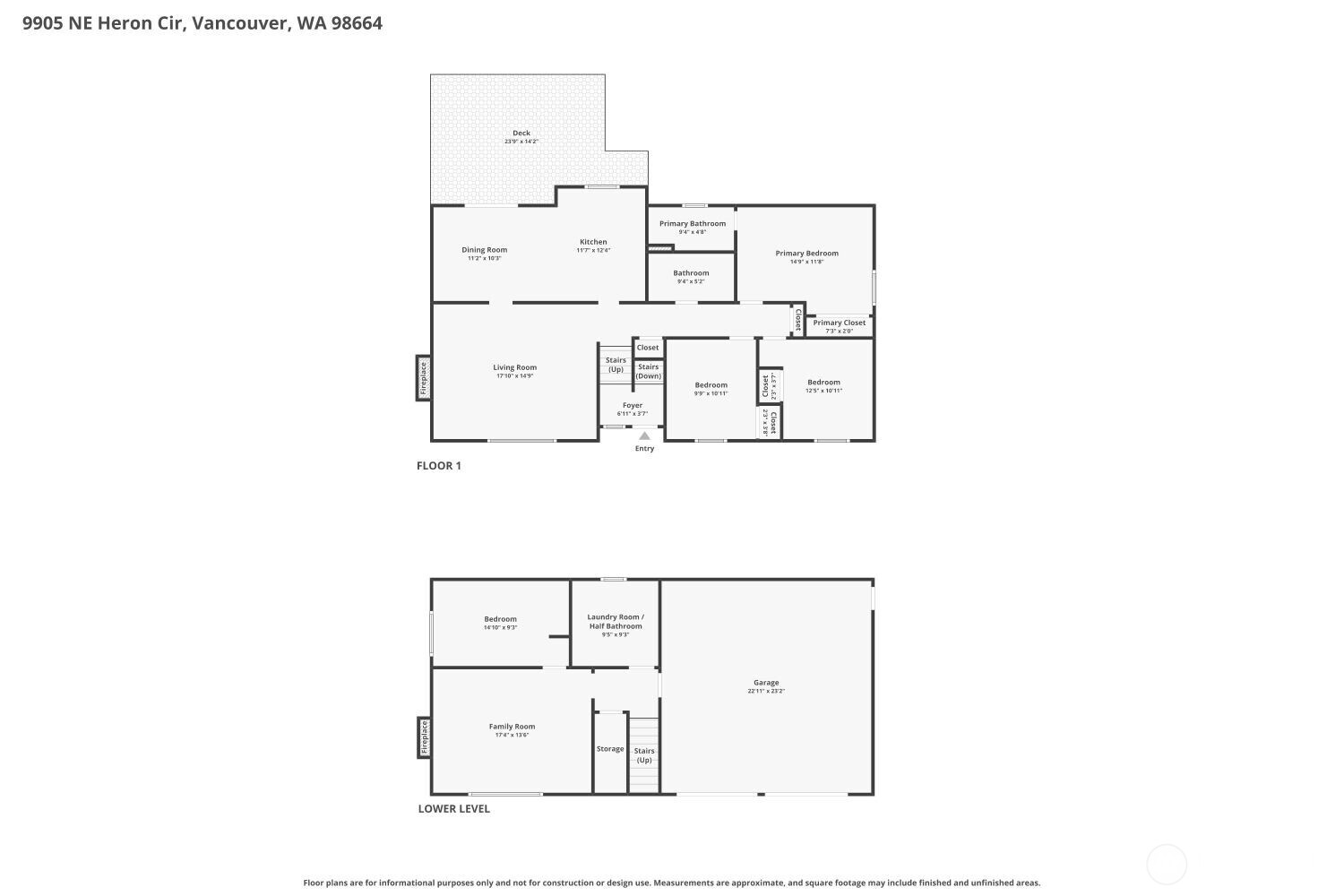 9905 NE Heron Circle , Vancouver, WA 98664