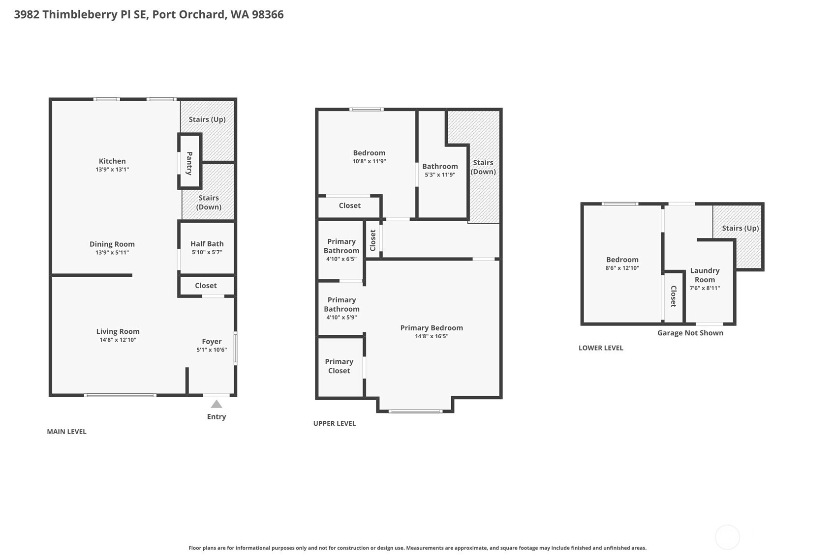 3982 Thimbleberry Place SE, Port Orchard, WA 98366