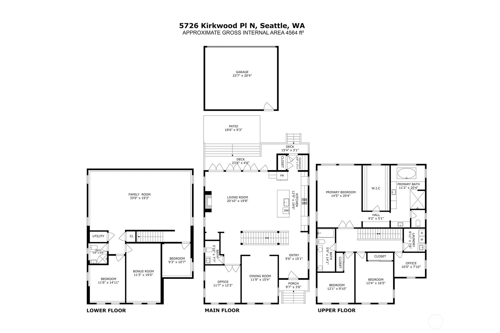 5726 Kirkwood Place N, Seattle, WA 98103