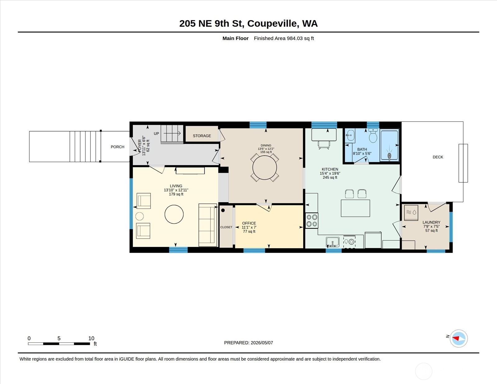 205 NE 9th Street , Coupeville, WA 98239