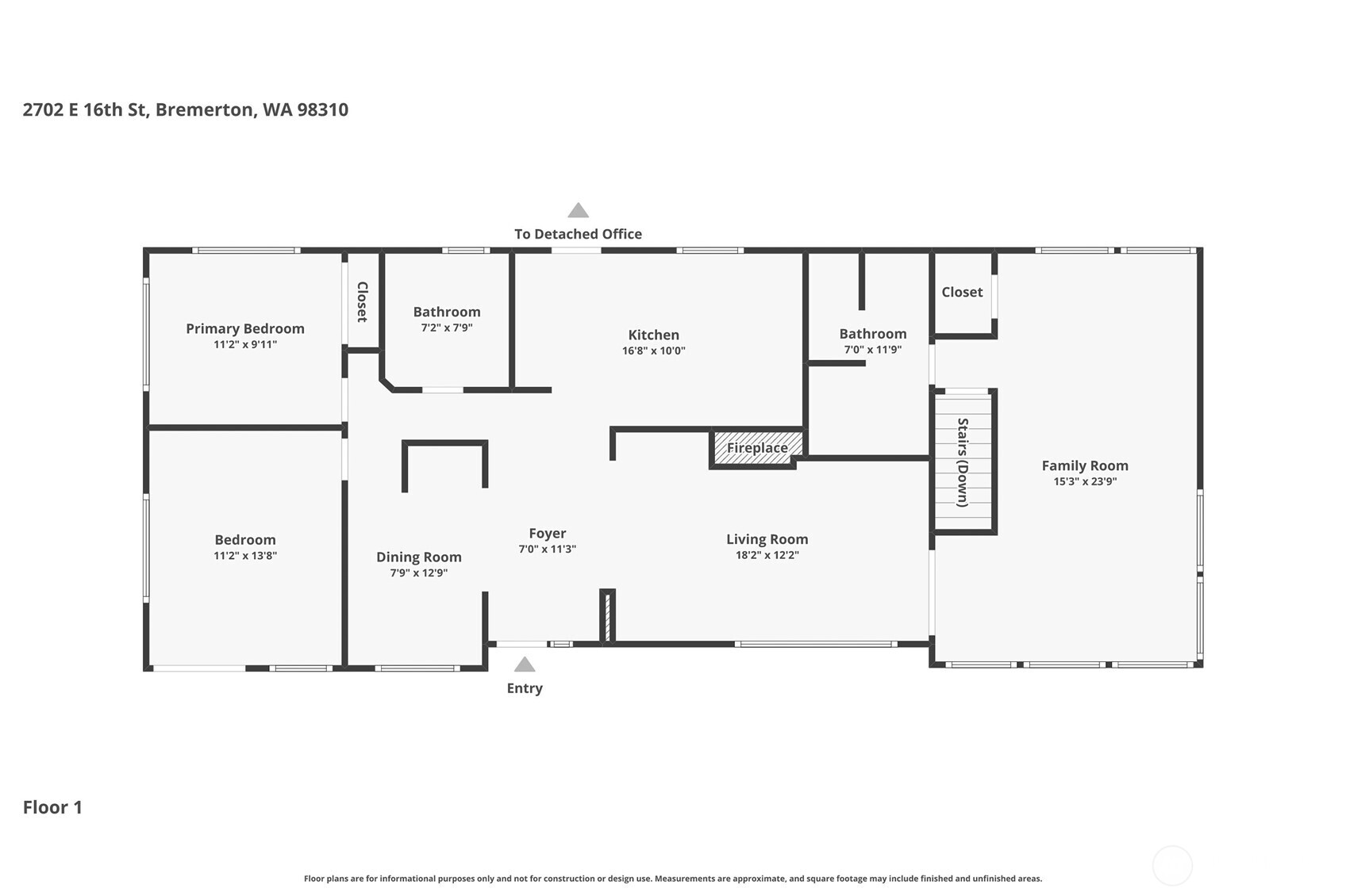 2702 E 16th Street , Bremerton, WA 98310