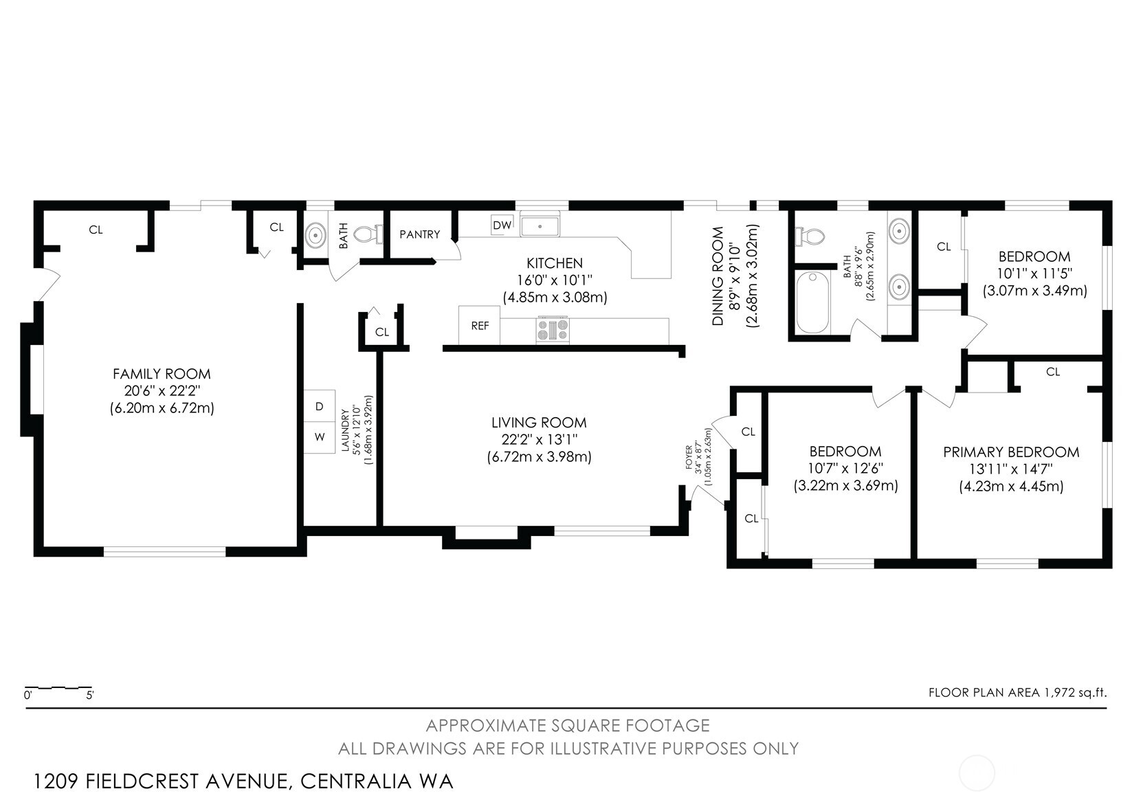 1209 Fieldcrest Avenue , Centralia, WA 98531