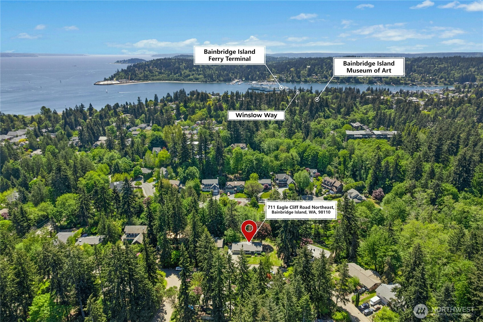 711 Eagle Cliff Rd NE, Bainbridge Island, WA 98110