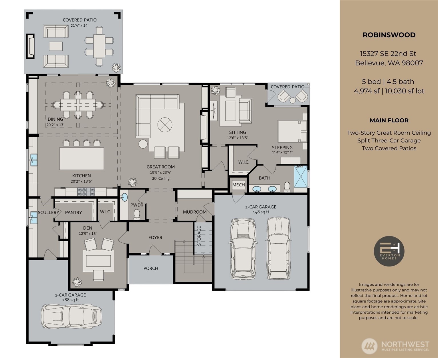 15327 SE 22nd Street , Bellevue, WA 98008