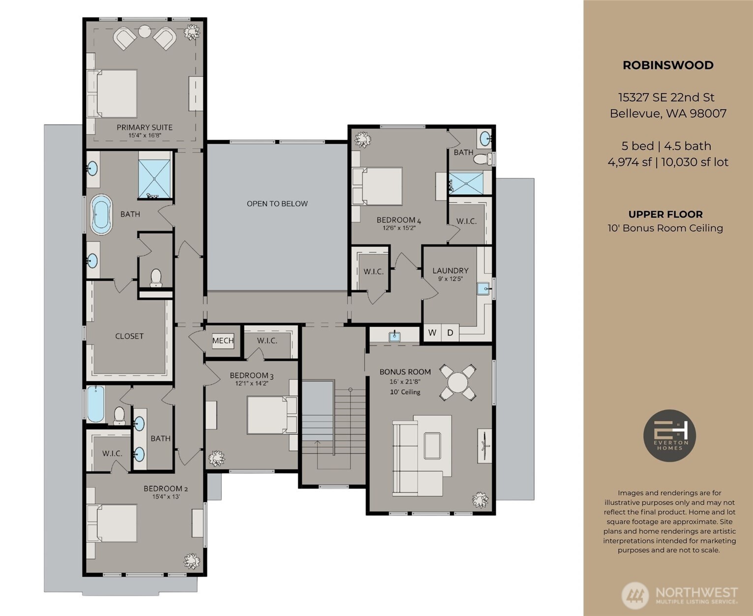 15327 SE 22nd Street , Bellevue, WA 98008