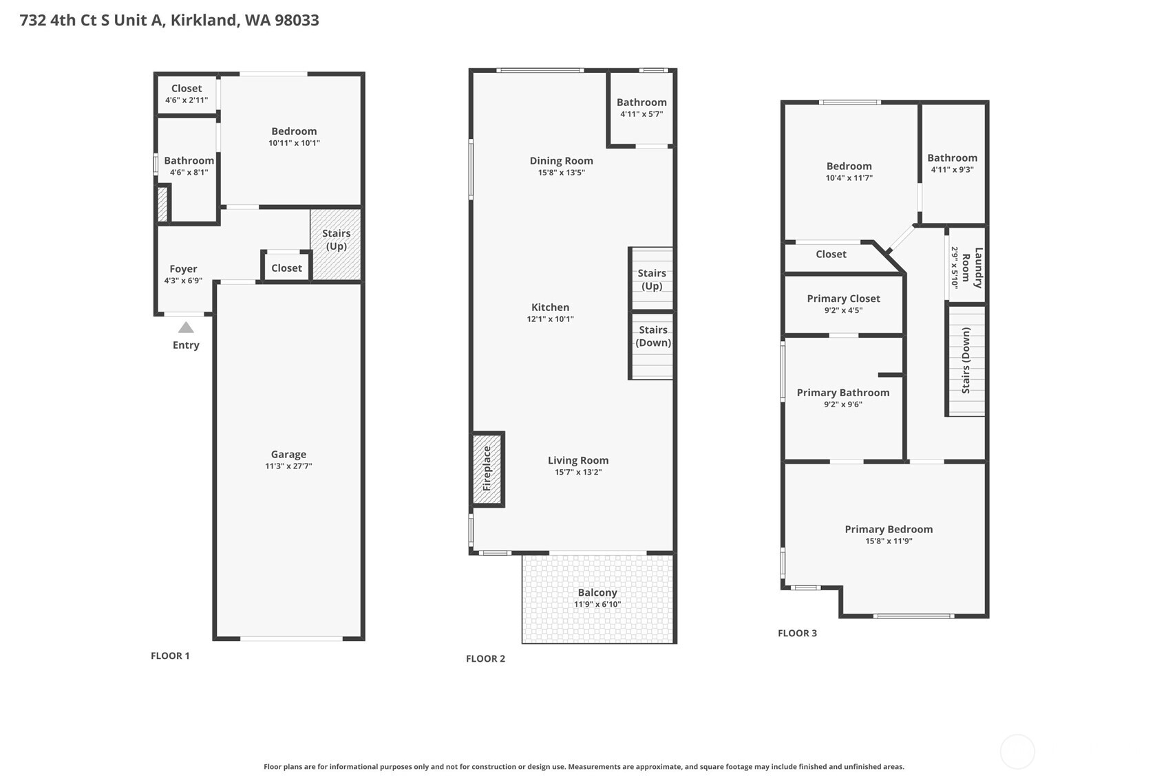 732 4th Court S #A, Kirkland, WA 98033