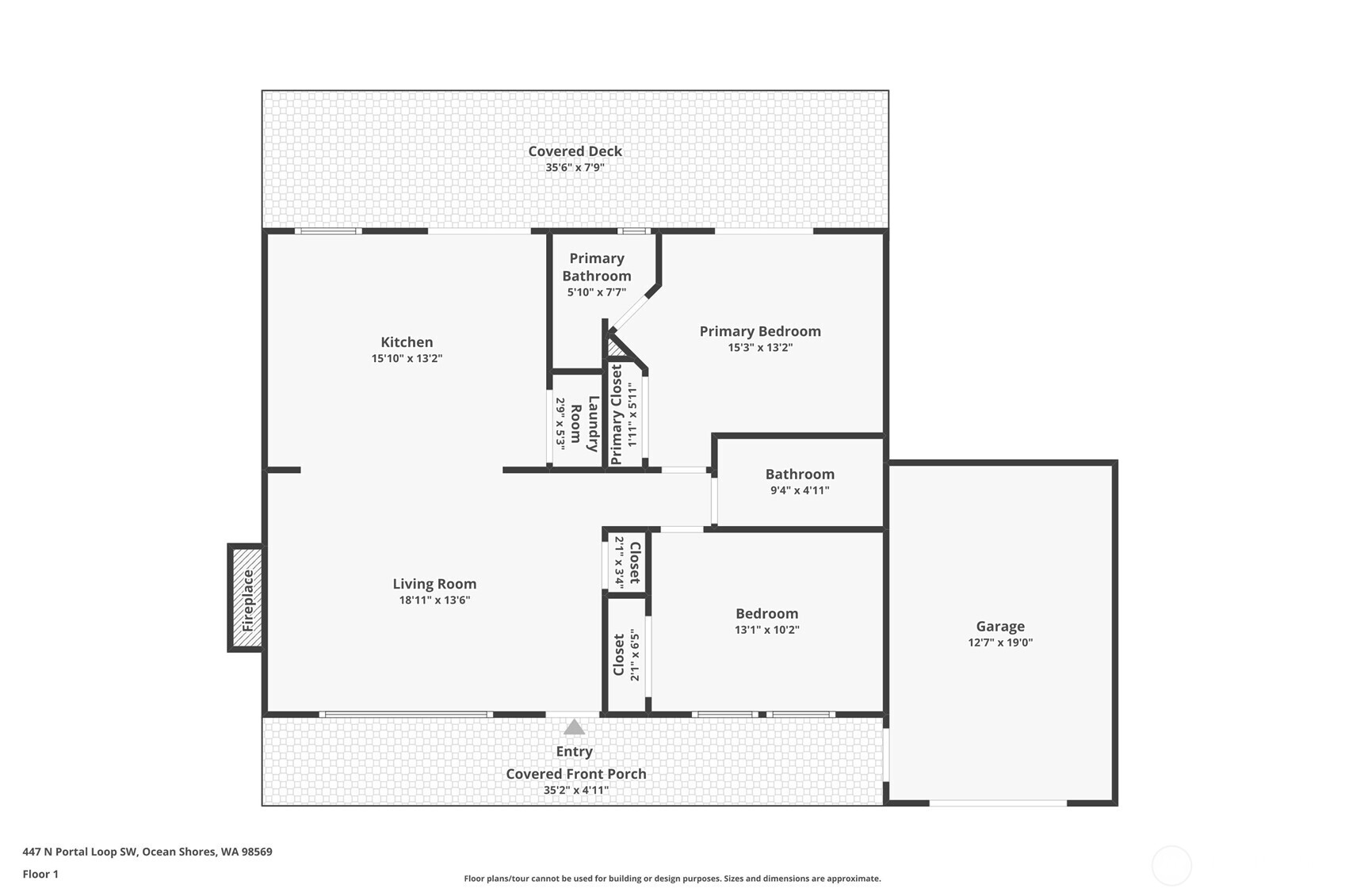 447 N Portal Loop SW, Ocean Shores, WA 98569