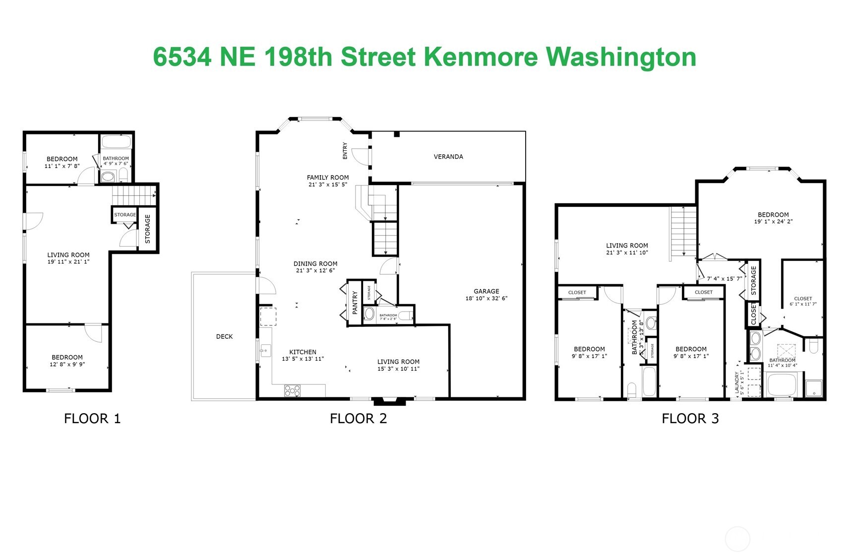 6534 NE 198th Street , Kenmore, WA 98028