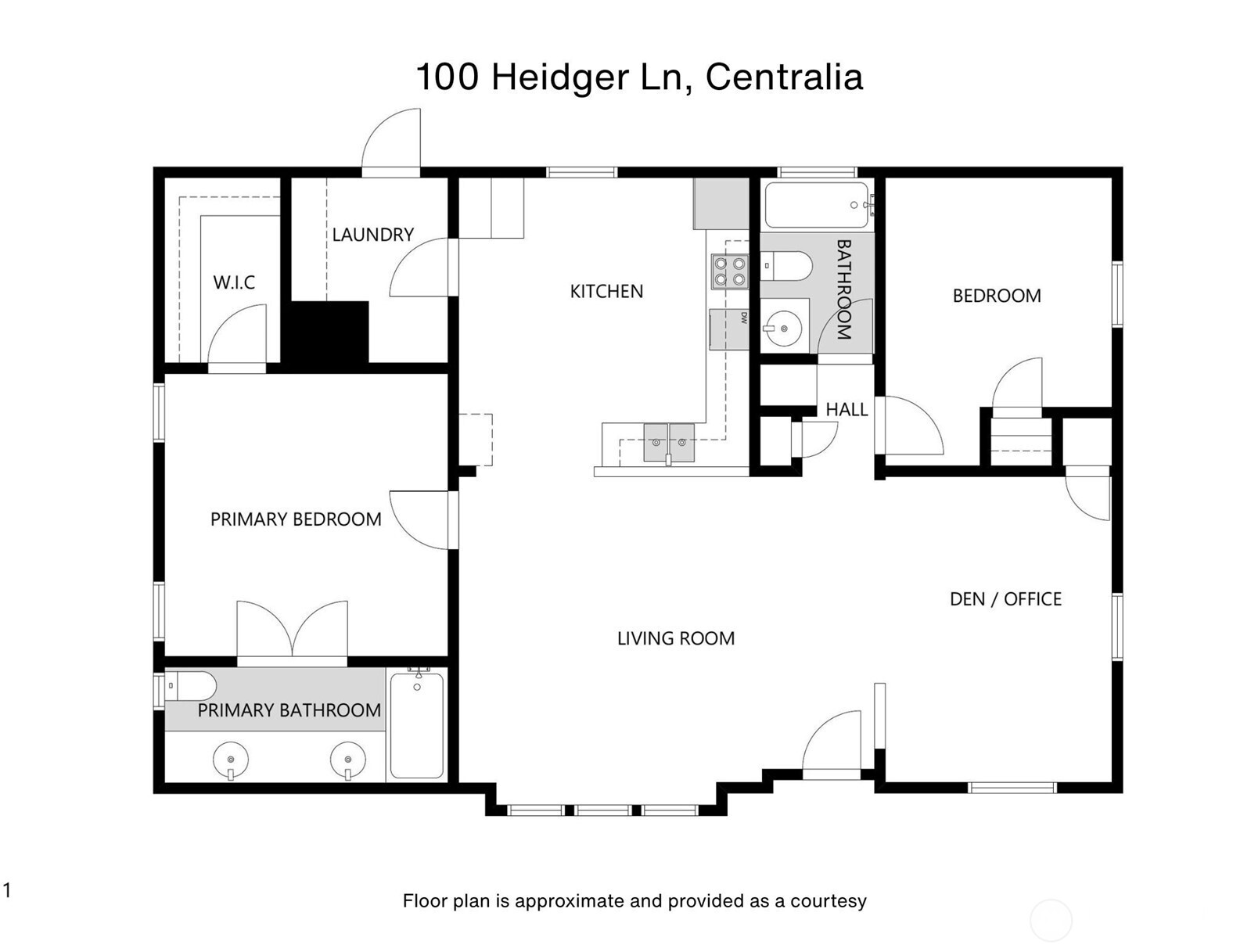 100 Heidger Lane , Centralia, WA 98531