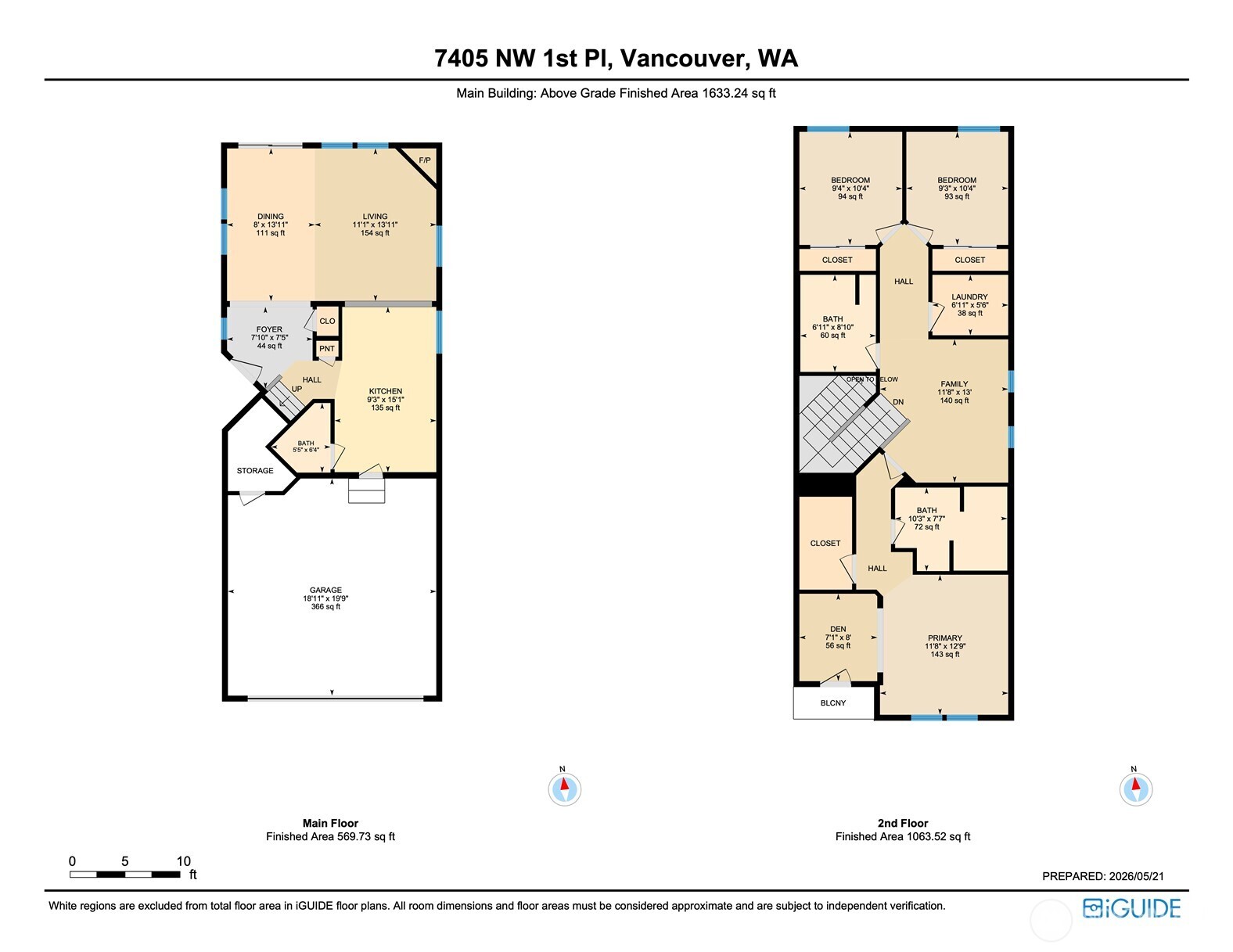 7405 NW 1st Place , Vancouver, WA 98665