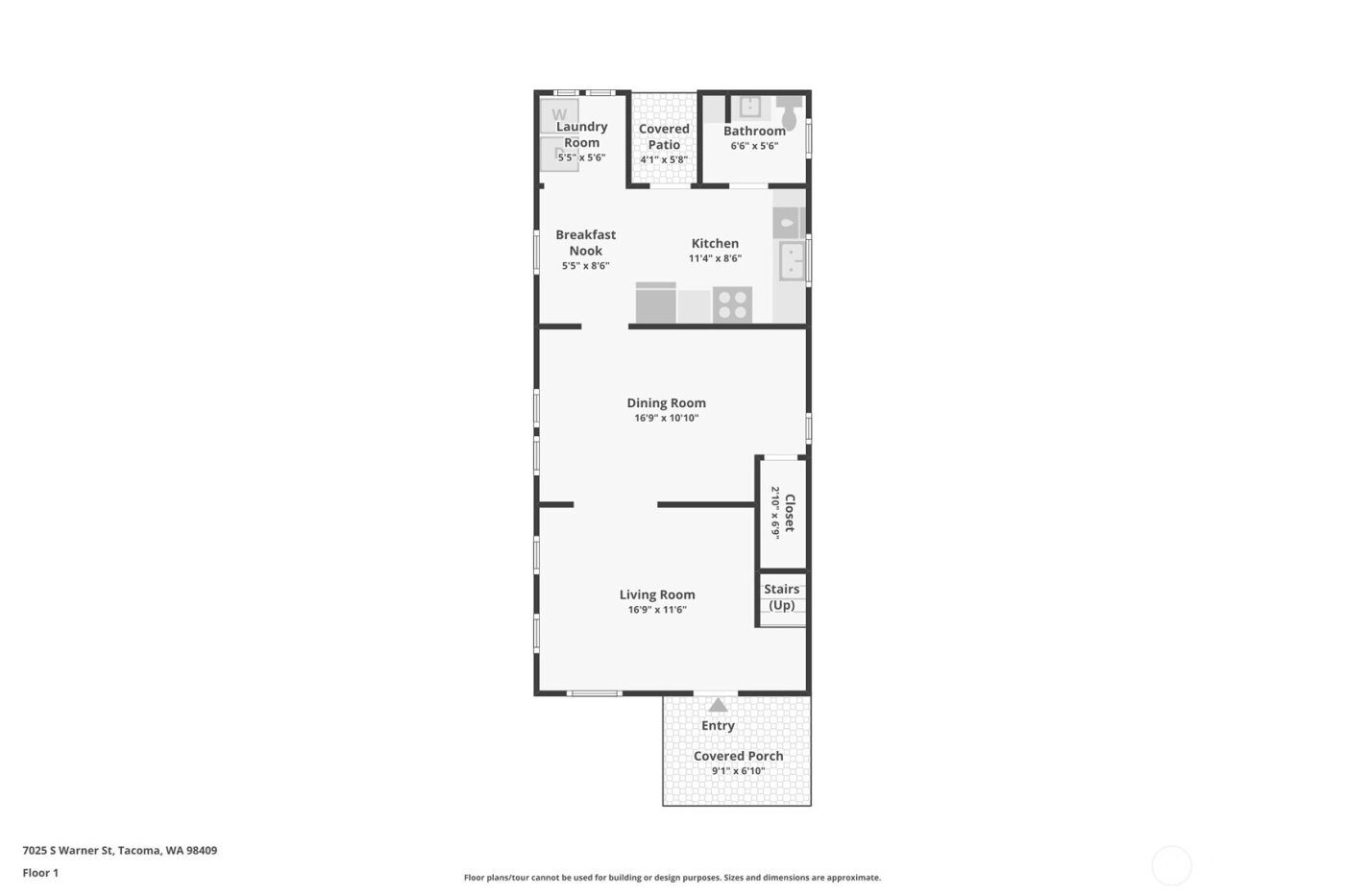 7025 S Warner Street , Tacoma, WA 98409