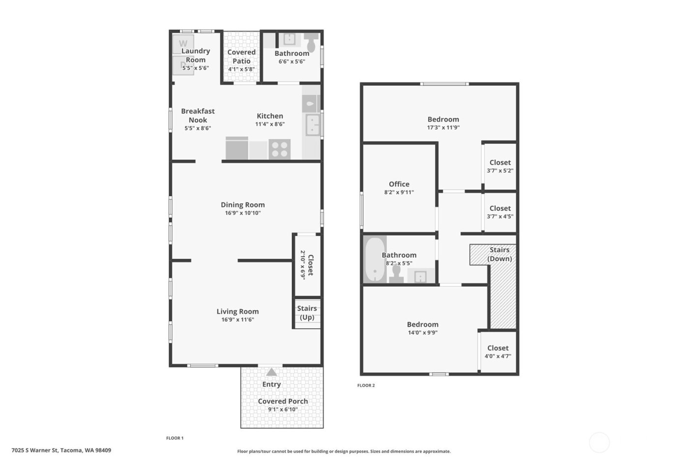 7025 S Warner Street , Tacoma, WA 98409