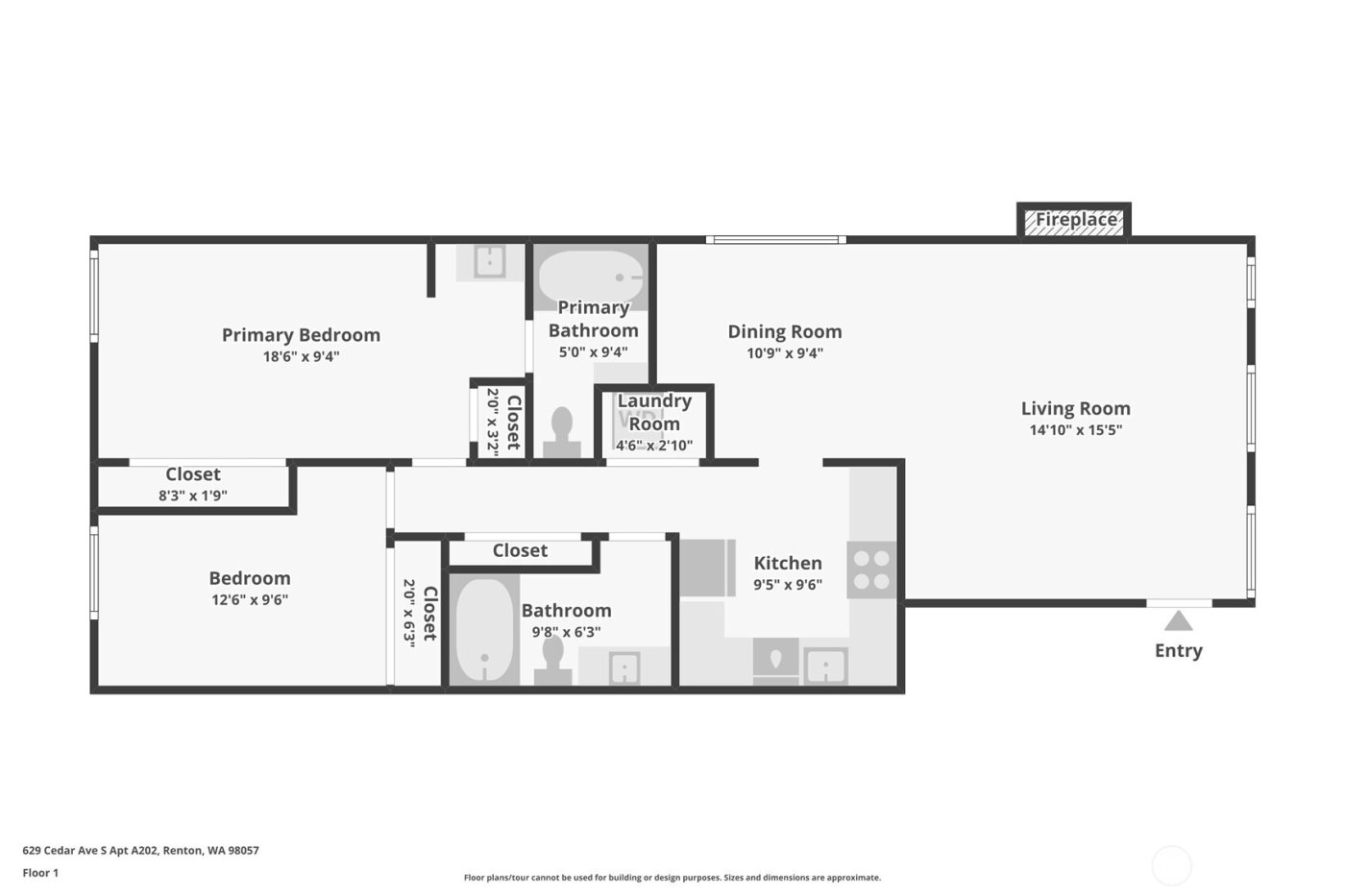 629 Cedar Avenue S #A202, Renton, WA 98057