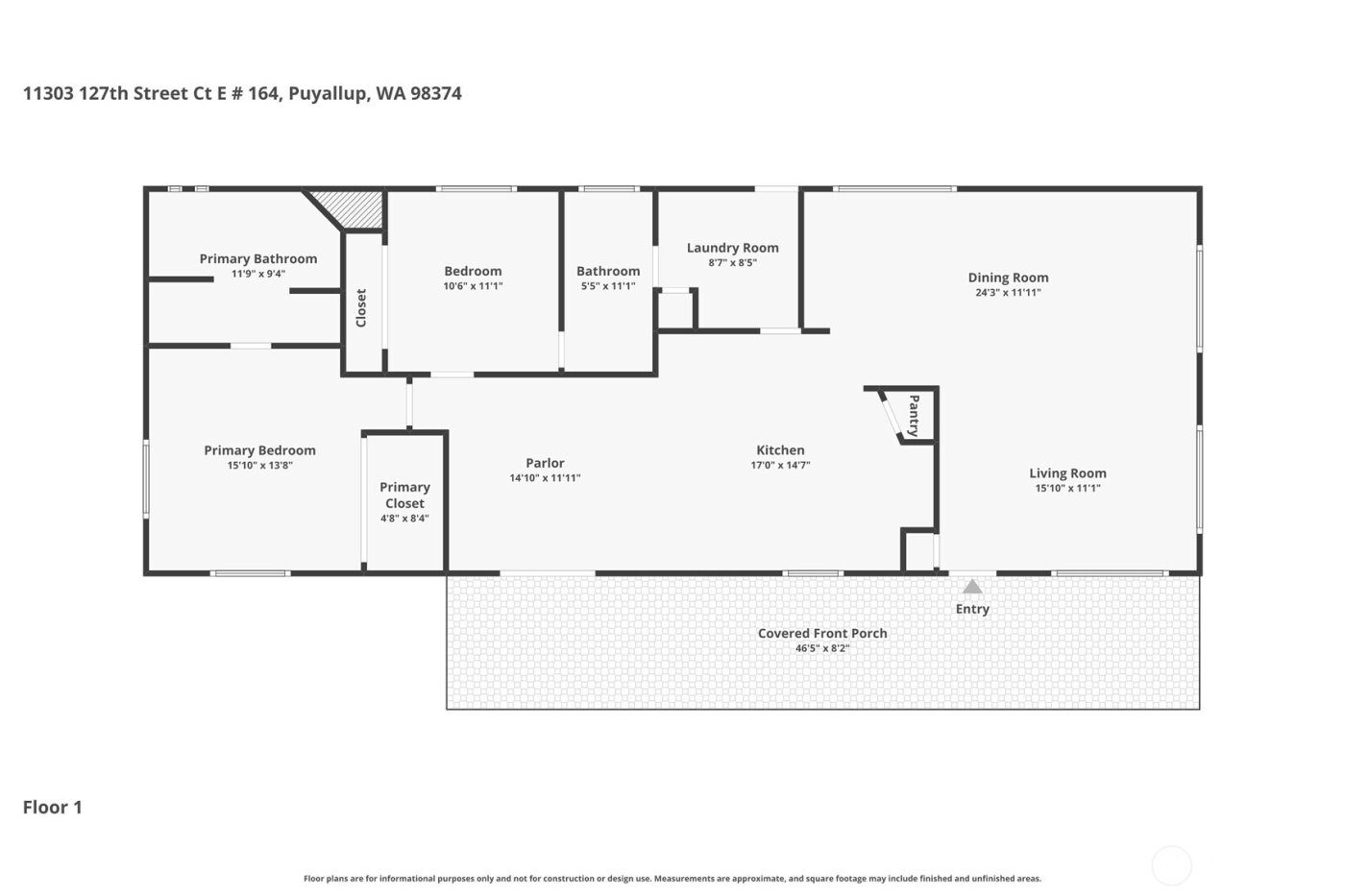 11303 127th Street Ct E #164, Puyallup, WA 98374